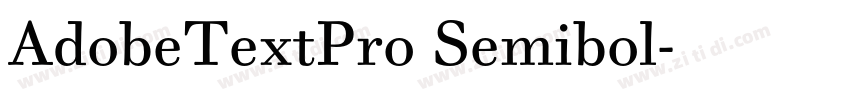 AdobeTextPro Semibol字体转换